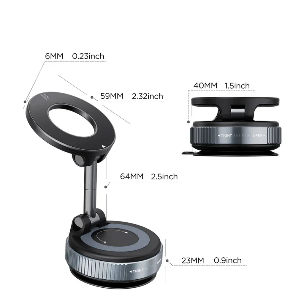 Vacuum Suction Magnetic Bracket