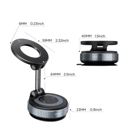 Vacuum Suction Magnetic Bracket