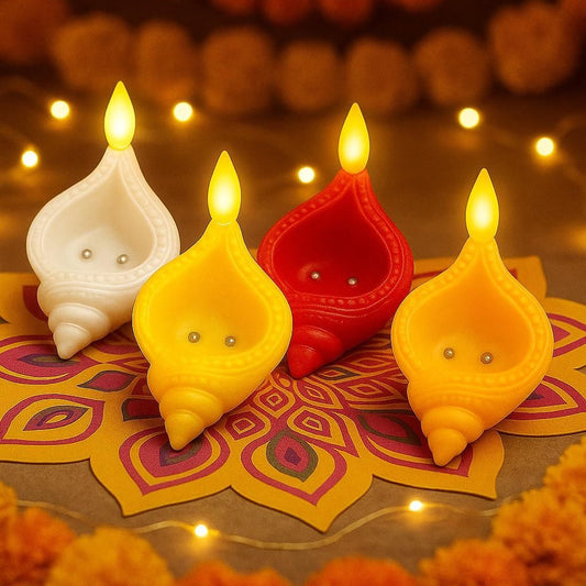 Shankh Water Sensor LED Diya