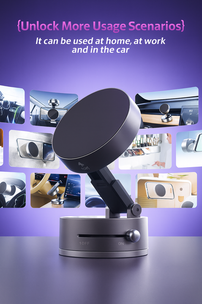 Vacuum Magnetic Suction Phone Holder