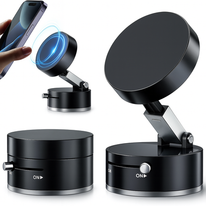 Vacuum Magnetic Suction Phone Holder